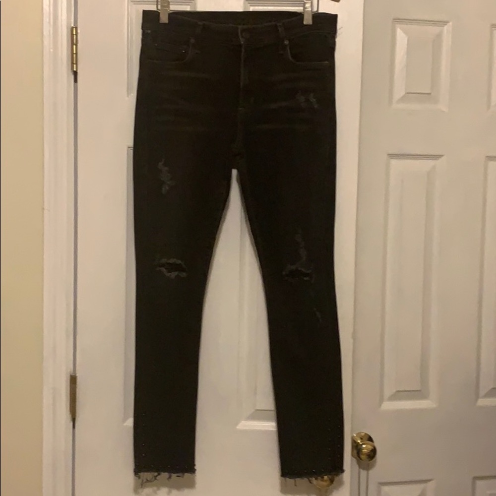 Citizens of Humanity Distressed with grommets